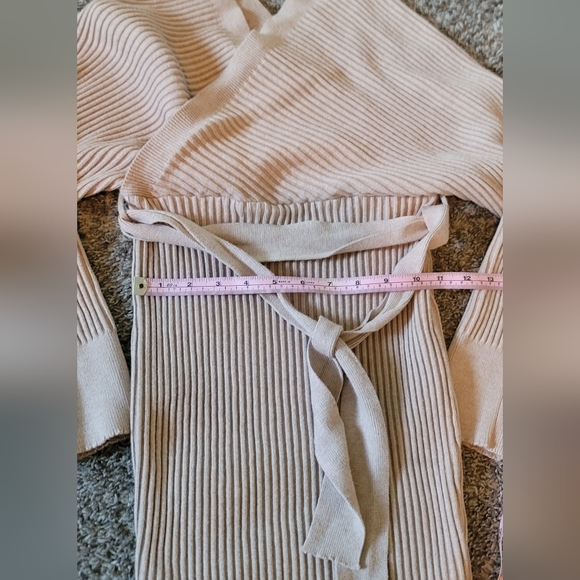 2 STUNNING SWEATER OFF SHOULDER RIBBED KNIT MINI DRESSES - Picture 13 of 16